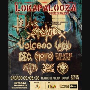 VULCANO: Lenda do Metal Extremo sul-americano capitaneia o ‘Lokapalooza - Edição Carnarock’ em Brasília