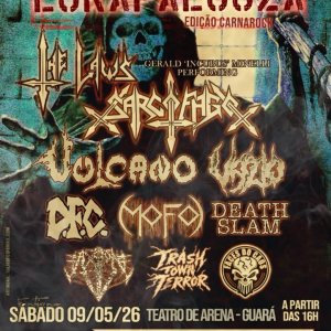 VULCANO: Lenda do Metal Extremo sul-americano capitaneia o ‘Lokapalooza - Edição Carnarock’ em Brasília