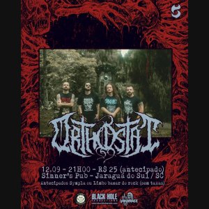 ORTHOSTAT: Devastação Death Metal em Jaraguá do Sul ao lado do Flesh Grinder e Sepulcro