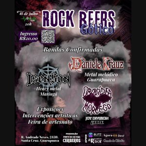 DANIELE KRAUZ: Entrevista exclusiva e show no festival ‘Rock Beers Gótico’ são anunciados