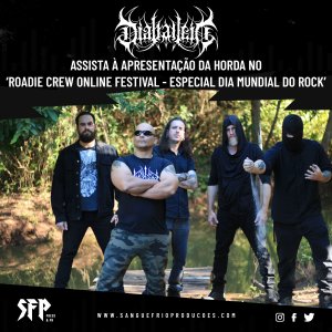 DIABÁLLEIN: Assista à apresentação da horda no ‘Roadie Crew Online Festival - Especial Dia Mundial Do Rock’