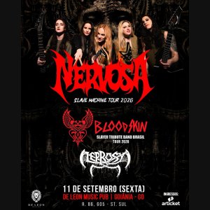 LEPROSY: Apresentação ao lado do Nervosa e do Bloodskin promete devastar Goiânia/GO nesta sexta-feira (11)
