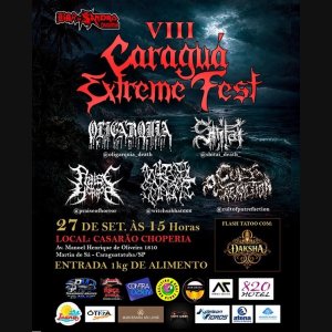 SHITAI: Banda de Death/Grind estará no 'VIII Caraguá Extreme Fest', que acontece neste domingo (27)