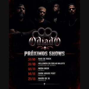ODIADO: Anunciadas as datas finais de divulgação do álbum “Cortante”
