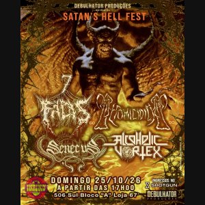 ALCOHOLIC VORTEX: Ataque Thrash Metal no ‘Satan’s Hell Fest’ em Brasília