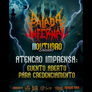 BALADA INFERNAL: Edição de 10 anos com Rebaelliun abre credenciamento para a imprensa - faça aqui!